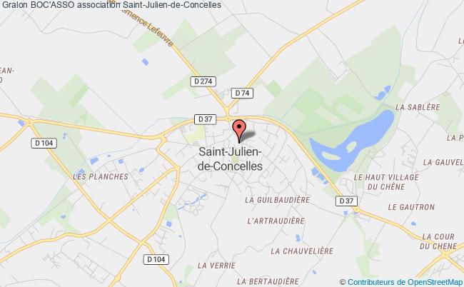 plan association Boc'asso Saint-Julien-de-Concelles