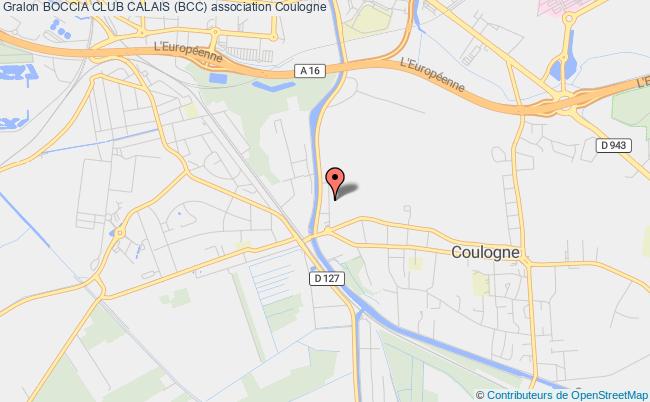 plan association Boccia Club Calais (bcc) Coulogne