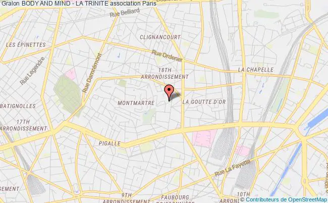 plan association Body And Mind - La Trinite Paris