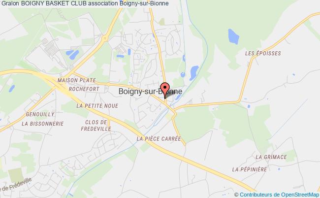 plan association Boigny Basket Club Boigny-sur-Bionne