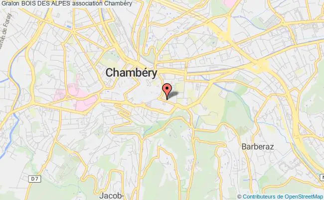 plan association Bois Des Alpes Chambéry