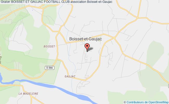 plan association Boisset Et Gaujac Football Club Boisset-et-Gaujac