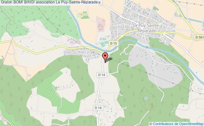 plan association Bom! Bing! Le Puy-Sainte-Réparade
