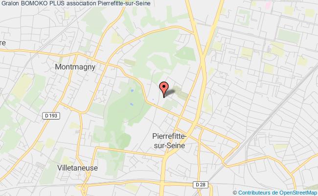 plan association Bomoko Plus Pierrefitte-sur-Seine