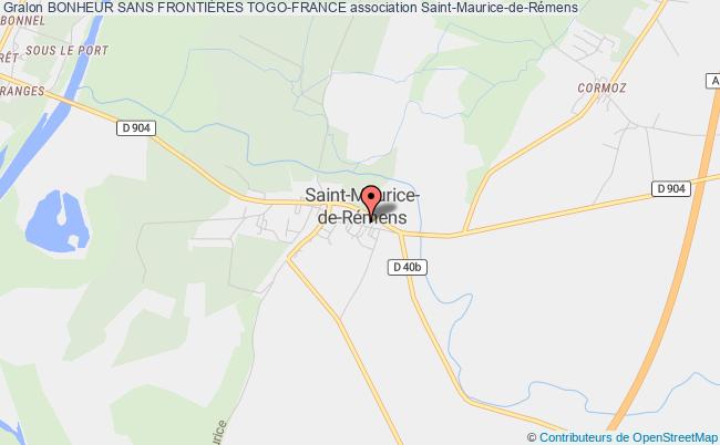 plan association Bonheur Sans FrontiÈres Togo-france Saint-Maurice-de-Rémens