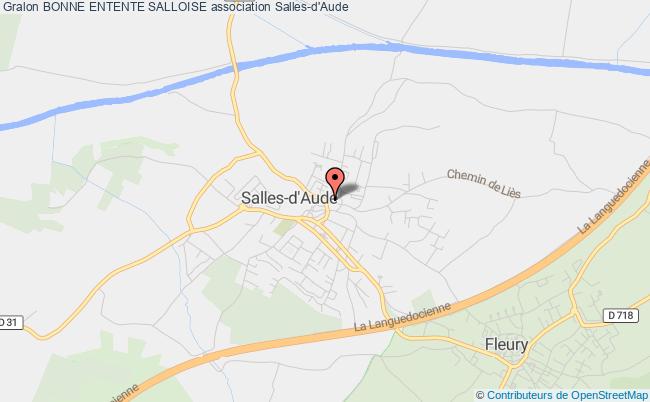 plan association Bonne Entente Salloise Salles-d'Aude