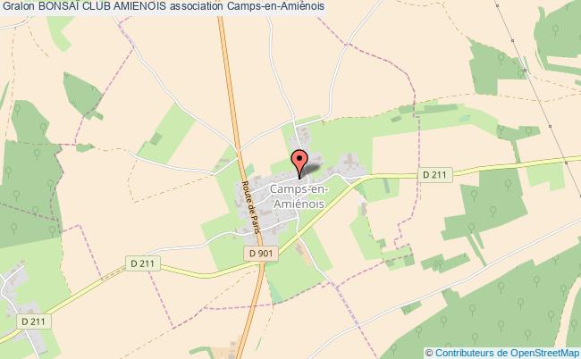 plan association BonsaÏ Club Amienois Camps-en-Amiénois