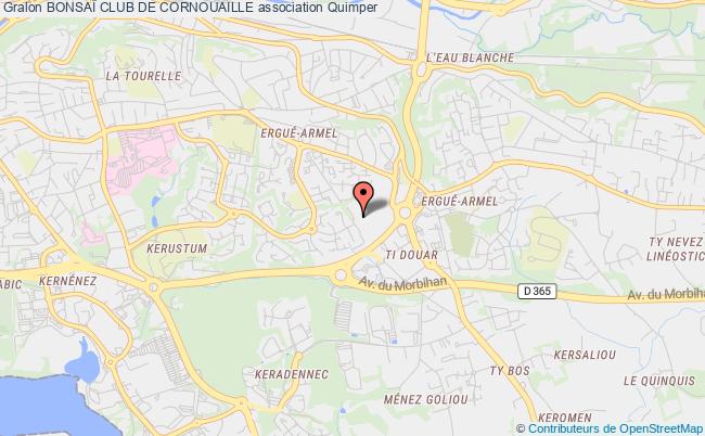 plan association BonsaÏ Club De Cornouaille Quimper