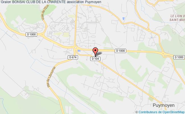 plan association Bonsai Club De La Charente Puymoyen
