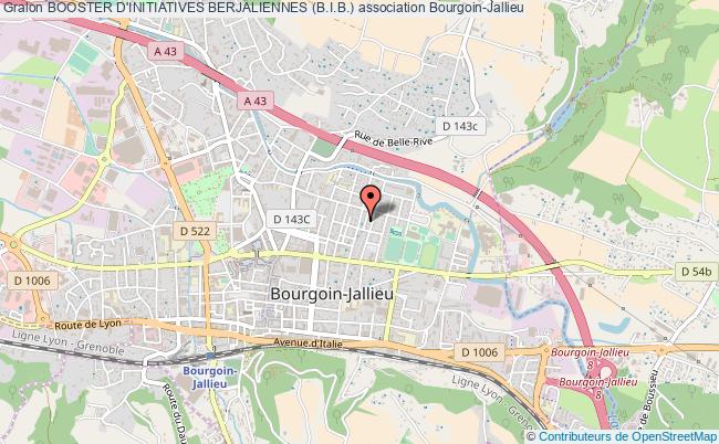 plan association Booster D'initiatives Berjaliennes (b.i.b.) Bourgoin-Jallieu