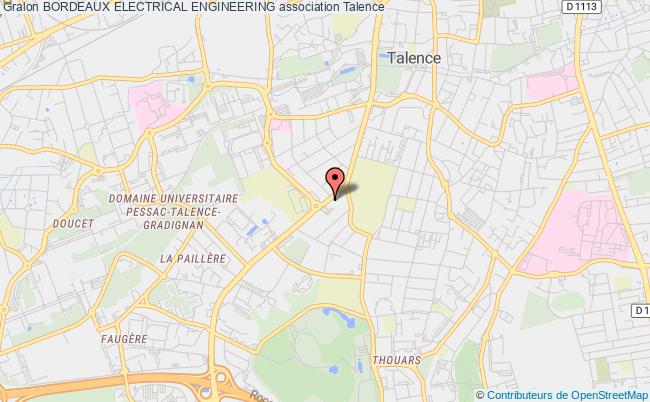 plan association Bordeaux Electrical Engineering Talence