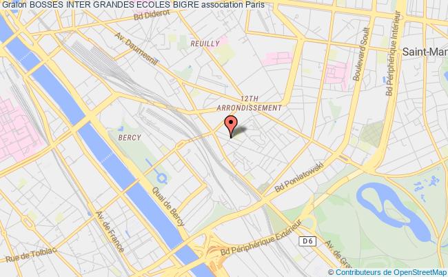 plan association Bosses Inter Grandes Ecoles Bigre Paris