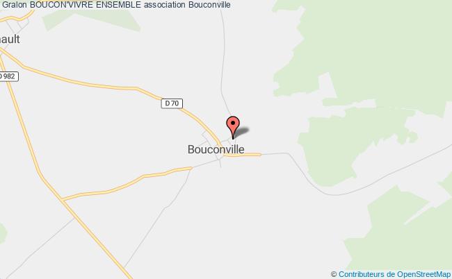 plan association Boucon'vivre Ensemble Bouconville