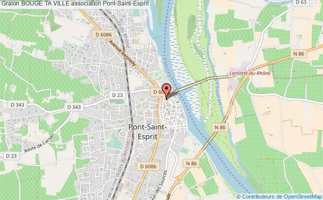 plan association Bouge Ta Ville Pont-Saint-Esprit
