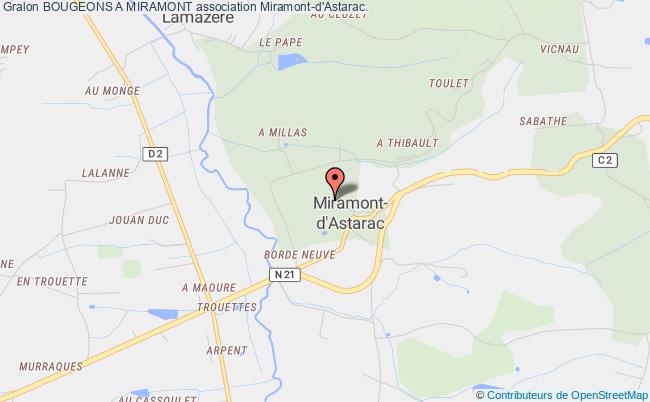 plan association Bougeons A Miramont Miramont-d'Astarac