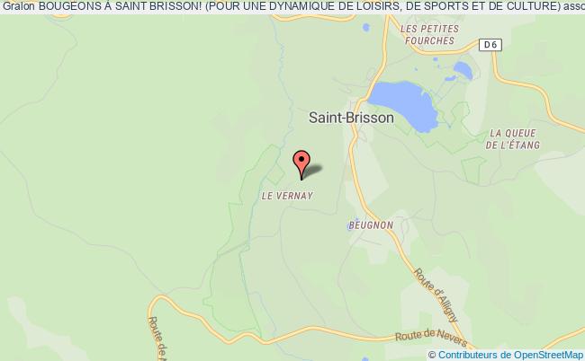 plan association Bougeons À Saint Brisson! (pour Une Dynamique De Loisirs, De Sports Et De Culture) Saint-Brisson
