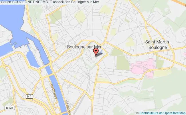 plan association Bougeons Ensemble Boulogne-sur-Mer