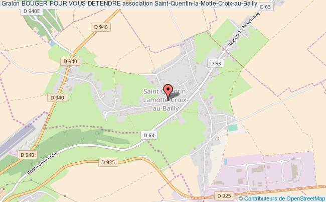 plan association Bouger Pour Vous Detendre Saint-Quentin-la-Motte-Croix-au-Bailly