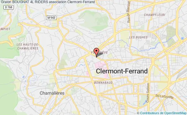 plan association Bougnat 4l Riders Clermont-Ferrand