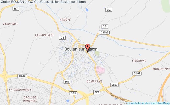 plan association Boujan Judo Club Boujan-sur-Libron