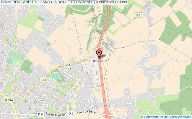 plan association Boul And The Gang (la Boule Et Sa Bande) Poitiers