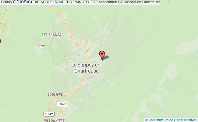 plan association Boulangerie Associative "un Pain D'cÔtÉ" Sappey-en-Chartreuse