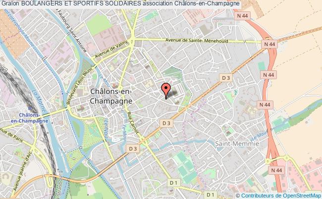 plan association Boulangers Et Sportifs Solidaires Châlons-en-Champagne