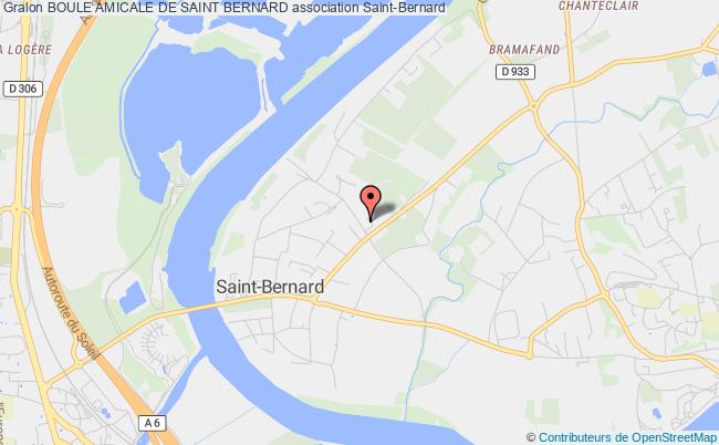 plan association Boule Amicale De Saint Bernard Saint-Bernard