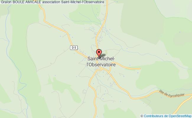 plan association Boule Amicale Saint-Michel-l'Observatoire