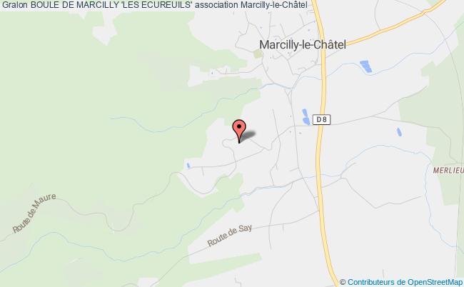 plan association Boule De Marcilly 'les Ecureuils' Marcilly-le-Châtel