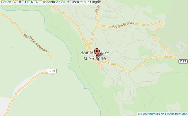 plan association Boule De Neige Saint-Cézaire-sur-Siagne