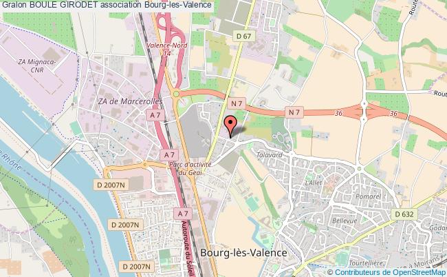 plan association Boule Girodet Bourg-lès-Valence