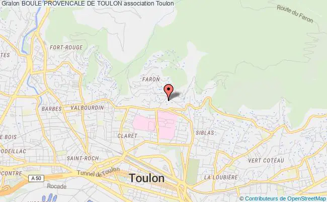 plan association Boule Provencale De Toulon Toulon