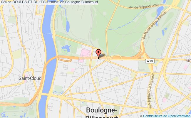 plan association Boules Et Billes Boulogne-Billancourt