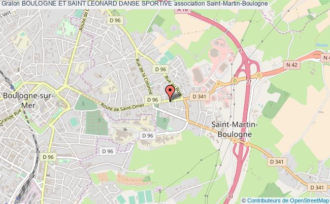 plan association Boulogne Et Saint Leonard Danse Sportive Saint-Martin-Boulogne