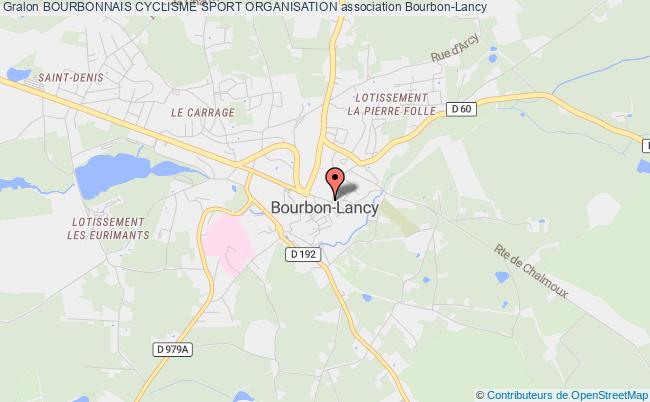 plan association Bourbonnais Cyclisme Sport Organisation Bourbon-Lancy