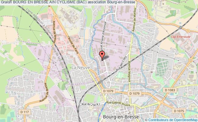 plan association Bourg En Bresse Ain Cyclisme (bac) Bourg-en-Bresse