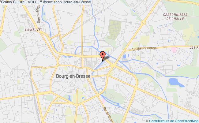 plan association Bourg Volley Bourg-en-Bresse