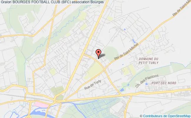 plan association Bourges Foot 18 (bf18) Bourges