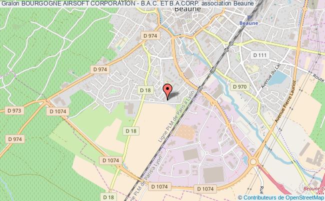 plan association Bourgogne Airsoft Corporation - B.a.c. Et B.a.corp. Beaune