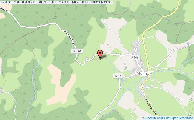 plan association Bourgogne Bien-etre Bonne Mine Molinot