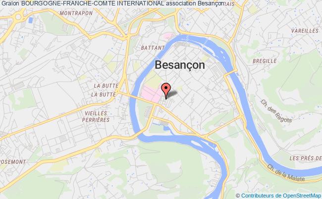 plan association Bourgogne-franche-comte International Besançon cedex