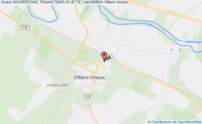 plan association Bourgogne Travail Emploi (b.t.e.) Villiers-Vineux