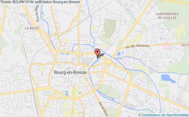 plan association Bourk'gym Bourg-en-Bresse