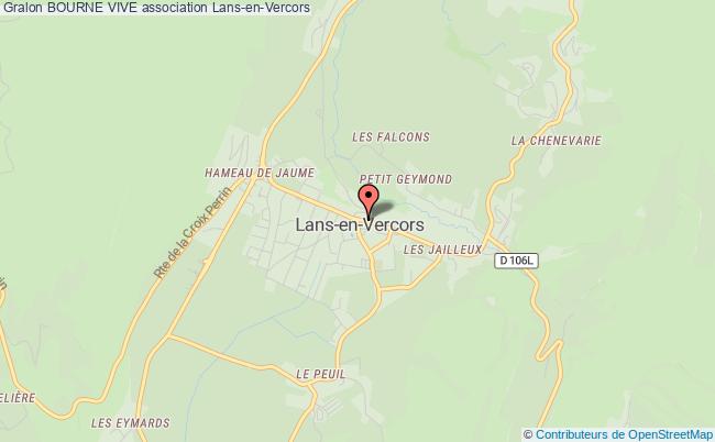 plan association Bourne Vive Lans-en-Vercors