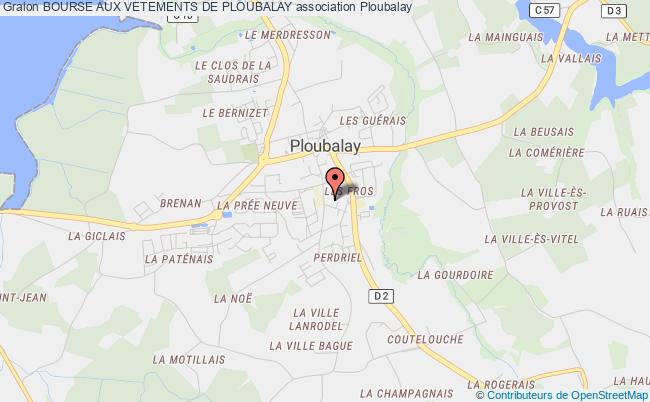 plan association Bourse Aux Vetements De Ploubalay Beaussais-sur-Mer