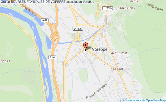 plan association Bourses Familiales De Voreppe Voreppe