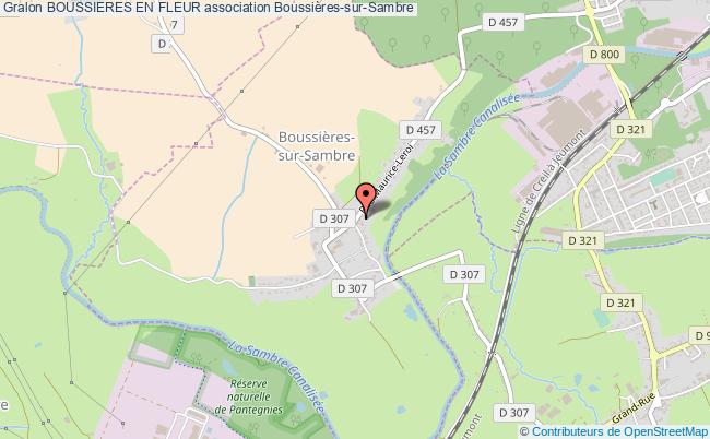 plan association Boussieres En Fleur Boussières-sur-Sambre