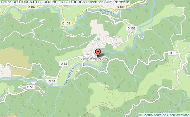 plan association Boutures Et Bouquins En Boutieres Saint-Pierreville