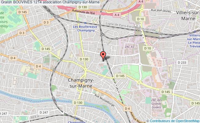 plan association Bouvines 1214 Champigny-sur-Marne